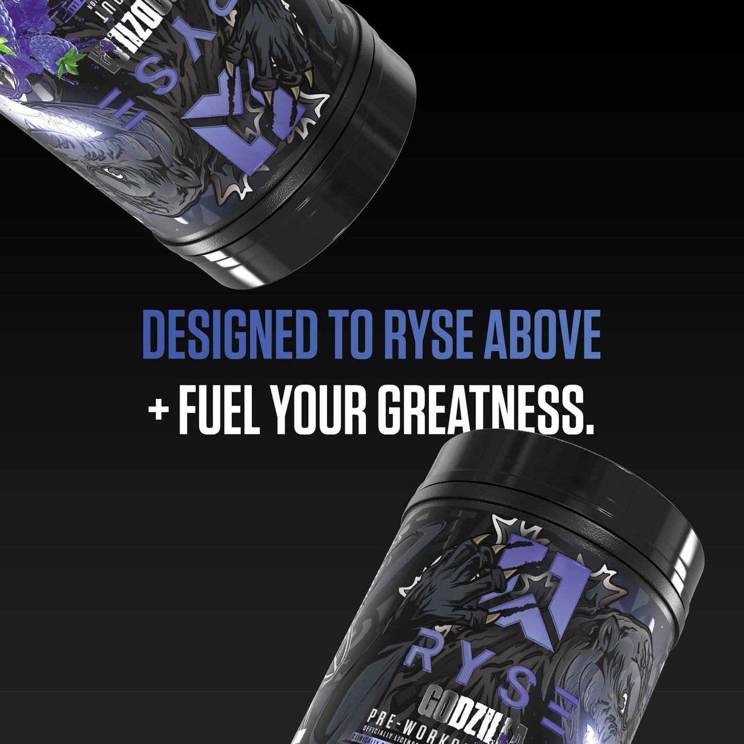 Godzilla Pre-Workout | RYSE Supps Blue Raspberry - RYSE Supplements