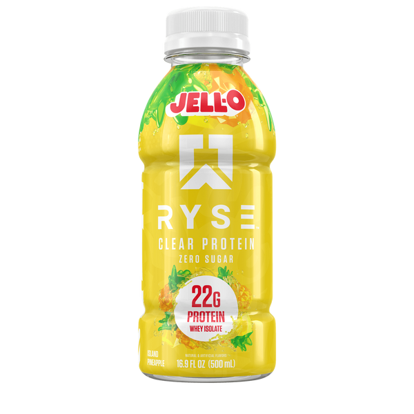 Clear Whey RTD Protein (12 Pack) Strawberry Banana Protein Drink - RYSE Supplements