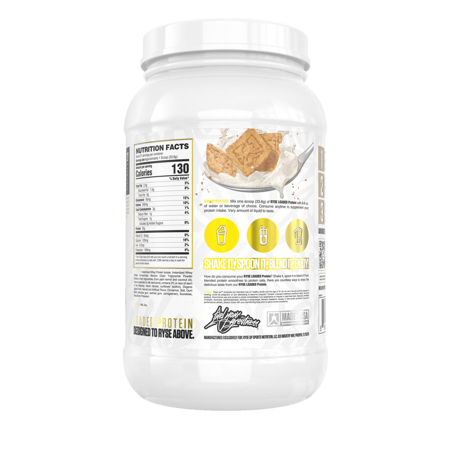 Loaded Protein Cinnamon Toast - RYSE Supplements