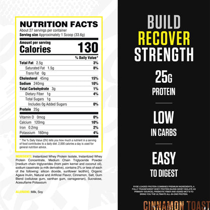 Loaded Protein Cinnamon Toast - RYSE Supplements