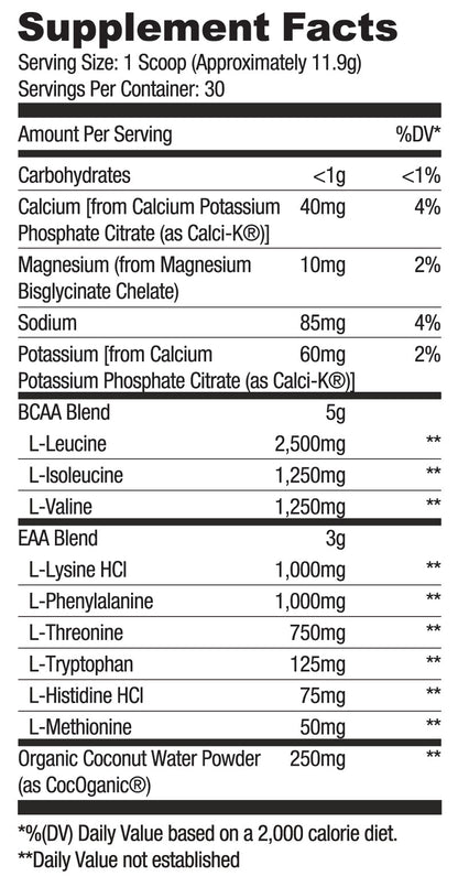 BCAA + EAA Peach Mango Tea - RYSE Supplements