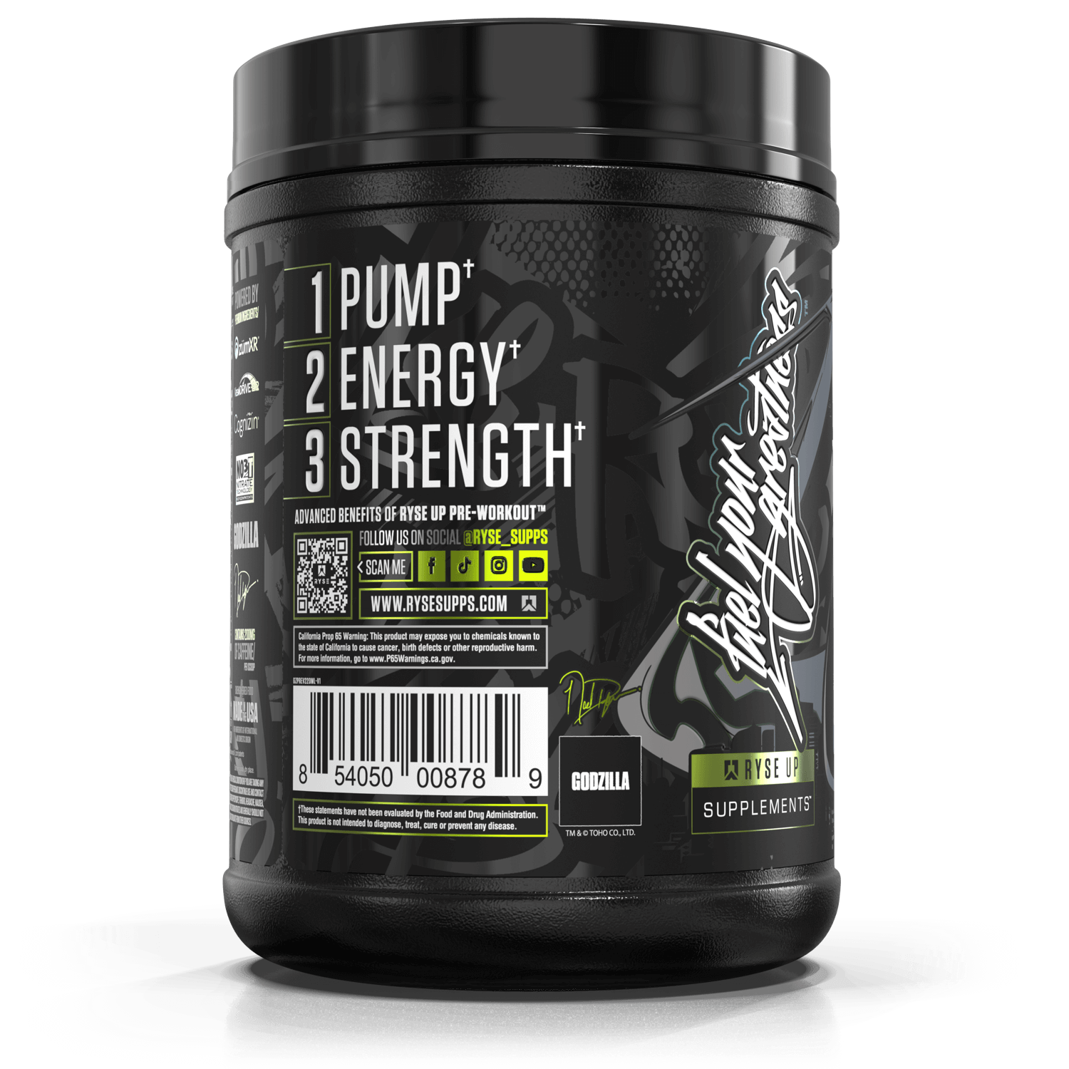 Godzilla Pre-Workout | RYSE Supps Monsterberry Lime - RYSE Supplements