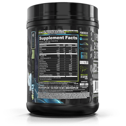 Godzilla Pre-Workout | RYSE Supps Monsterberry Lime - RYSE Supplements