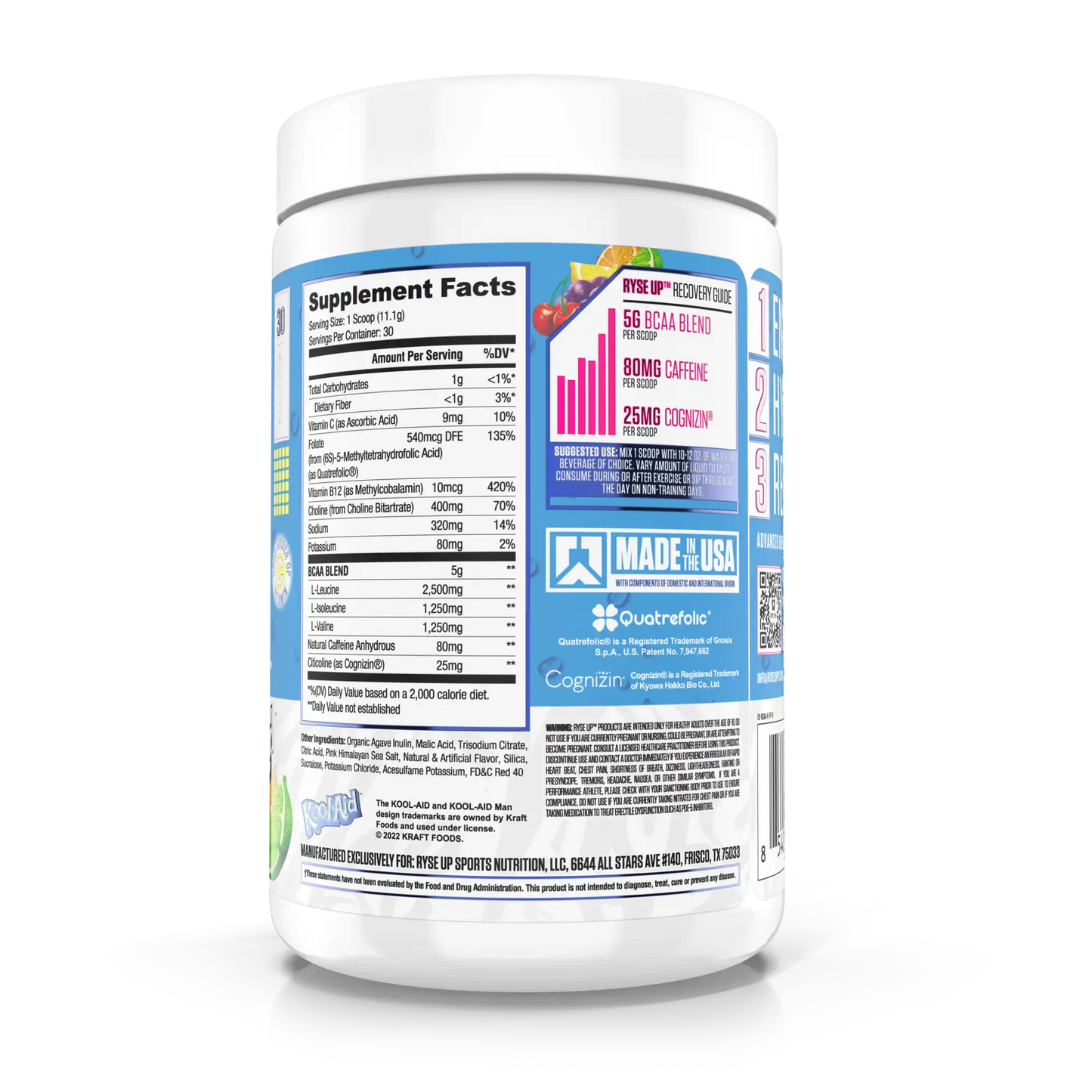 BCAA Focus Kool-Aid™ Tropical Punch - RYSE Supplements