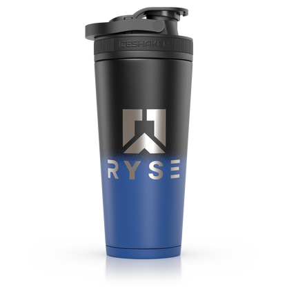 RYSE x Ice Shaker Black & Blue - RYSE Supplements