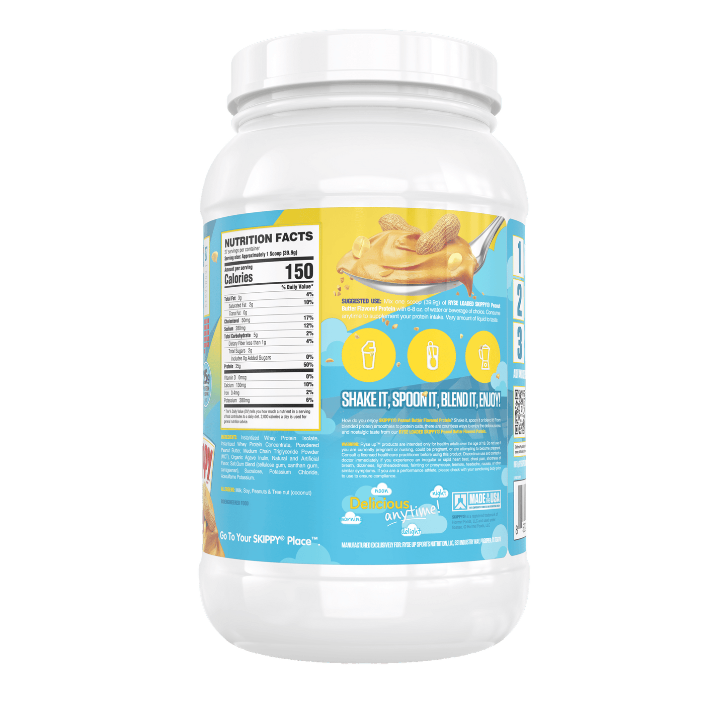 Loaded Protein Skippy® Peanut Butter Flavor - RYSE Supplements