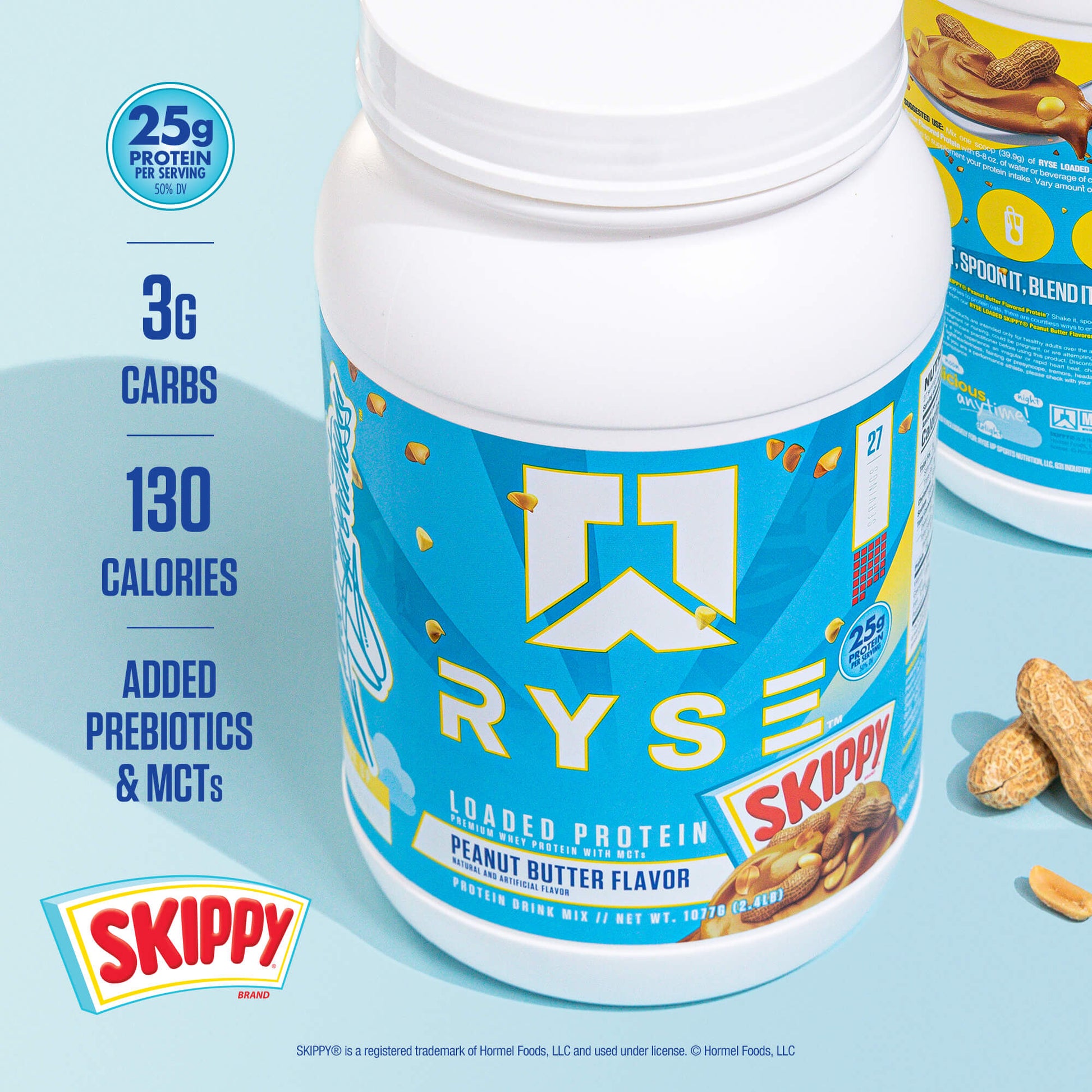 Loaded Protein Skippy® Peanut Butter Flavor - RYSE Supplements