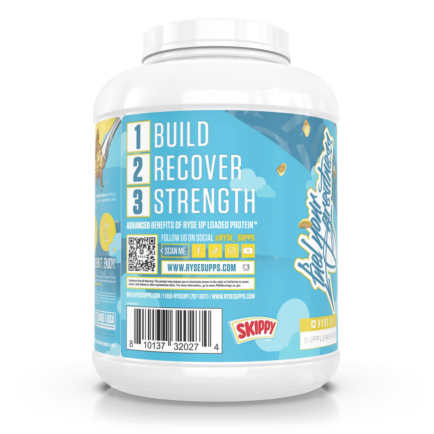 Loaded Protein Skippy® Peanut Butter Flavor - RYSE Supplements