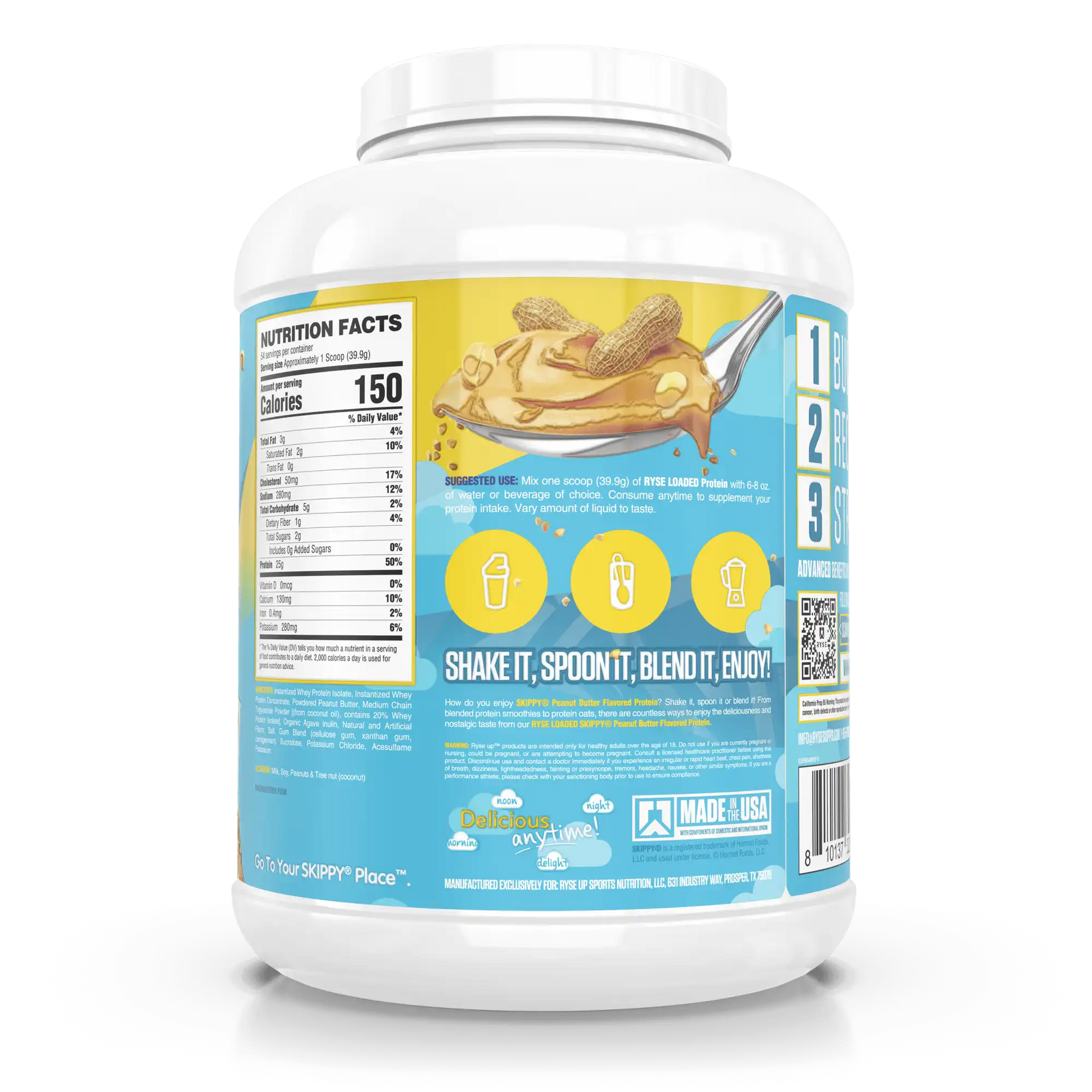 Loaded Protein Skippy® Peanut Butter Flavor - RYSE Supplements