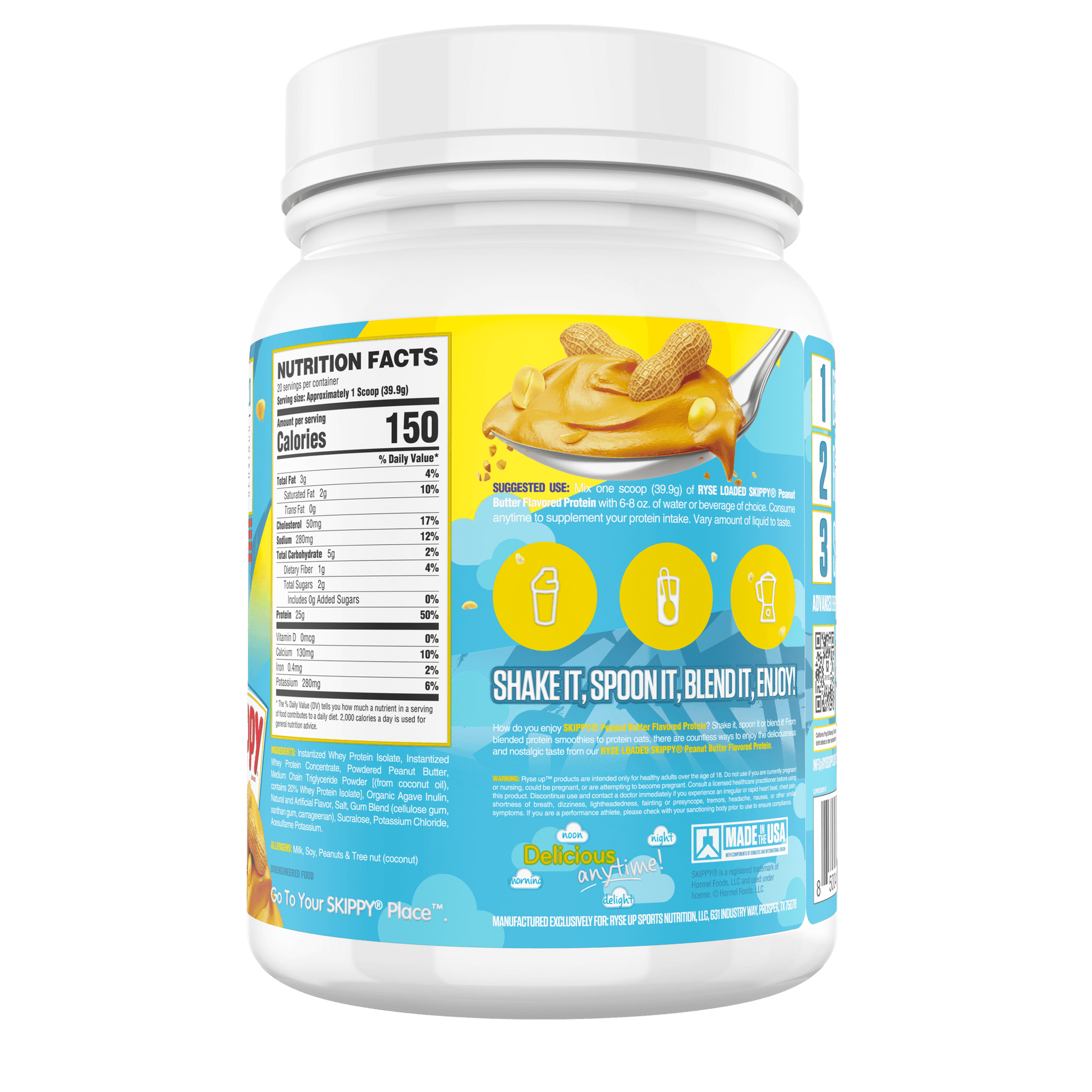Loaded Protein Skippy® Peanut Butter Flavor - RYSE Supplements
