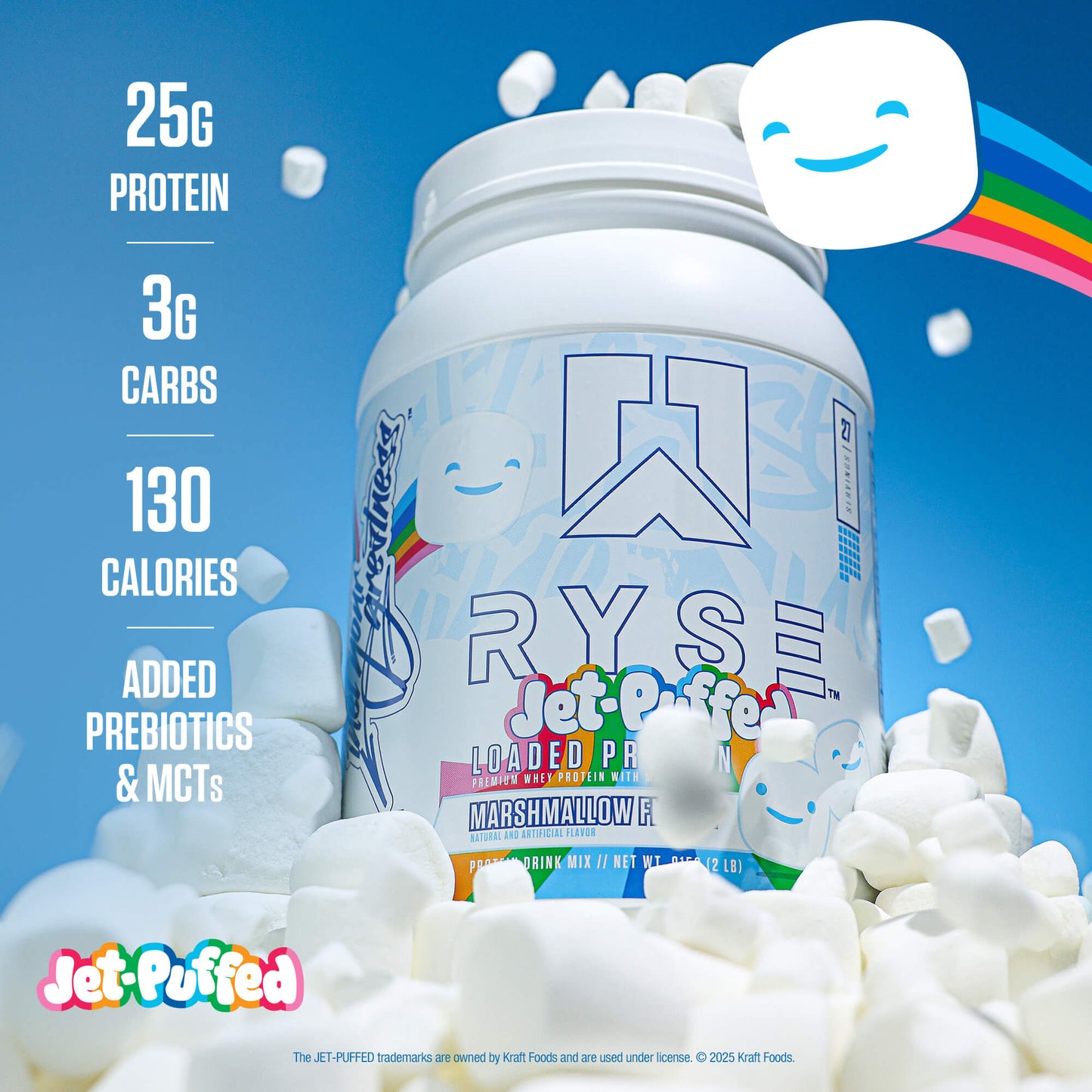 Loaded Protein Jet-Puffed™ Marshmallow - RYSE Supplements