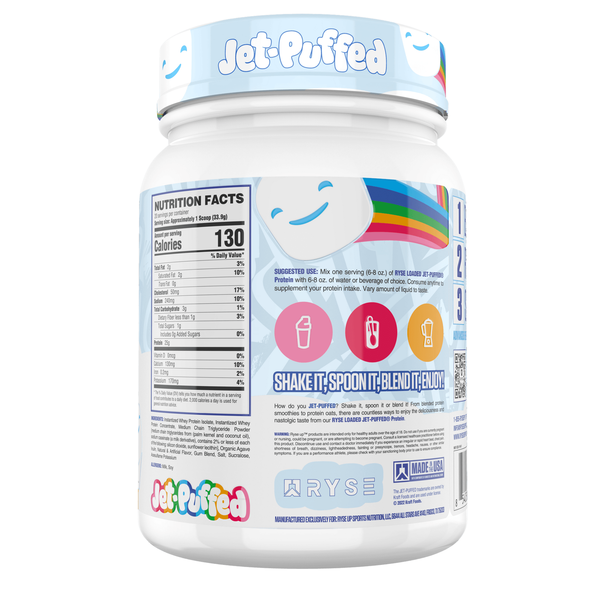 Loaded Protein Jet-Puffed™ Marshmallow - RYSE Supplements