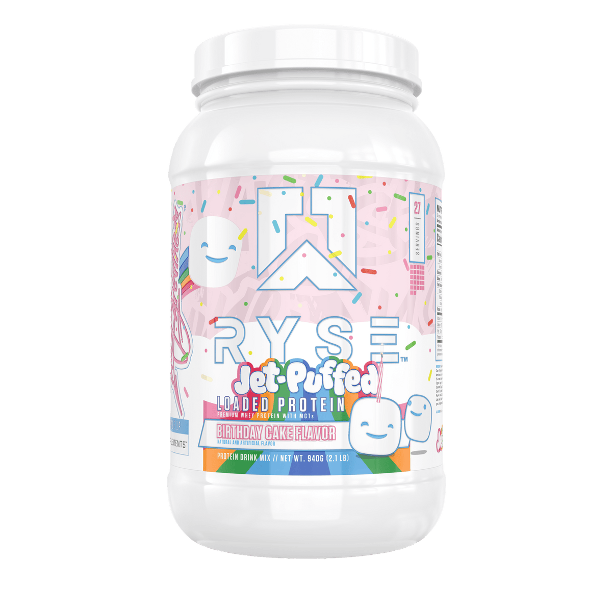 Loaded Protein Jet-Puffed™ Birthday Cake - RYSE Supplements