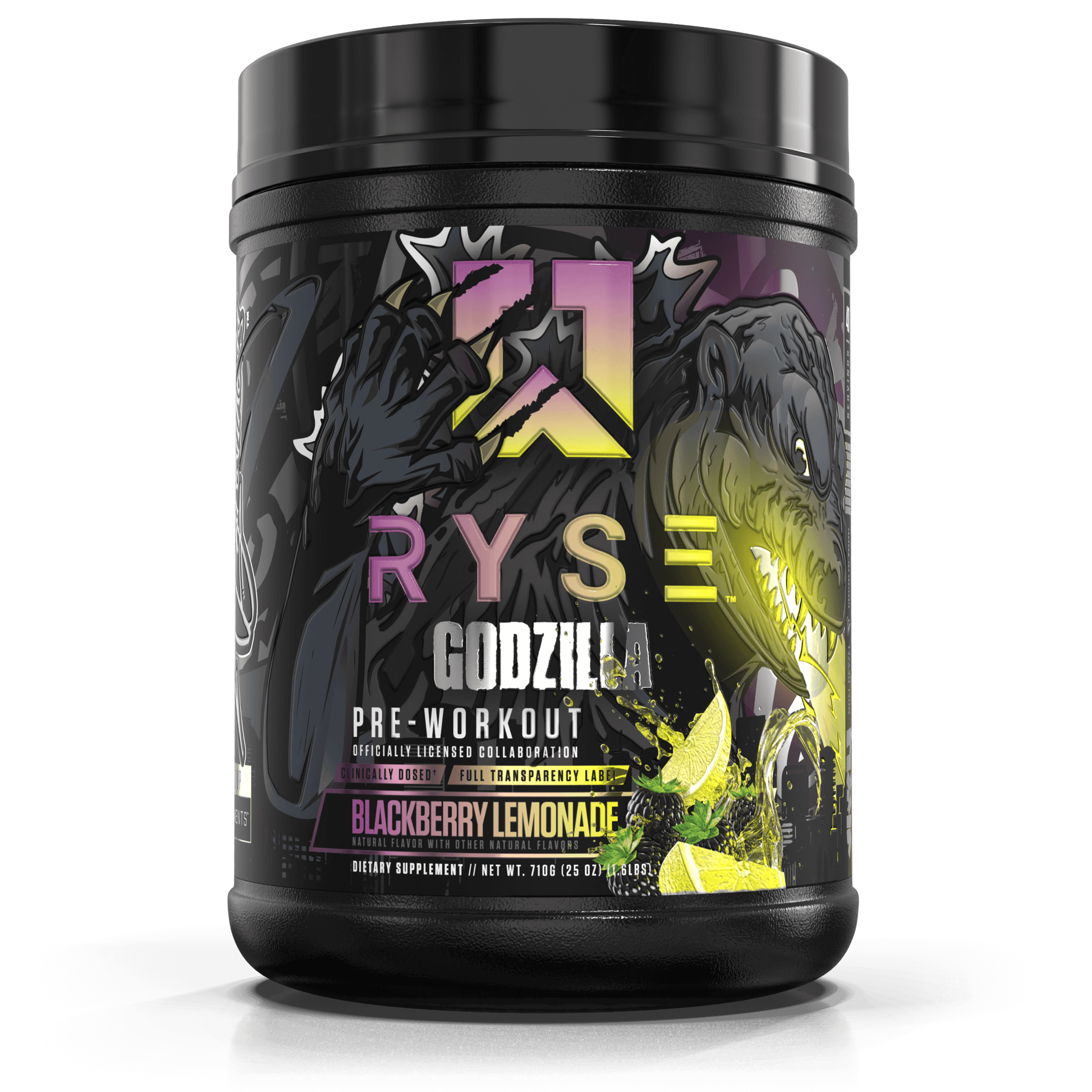 Godzilla Pre-Workout | RYSE Supps Blackberry Lemonade - RYSE Supplements