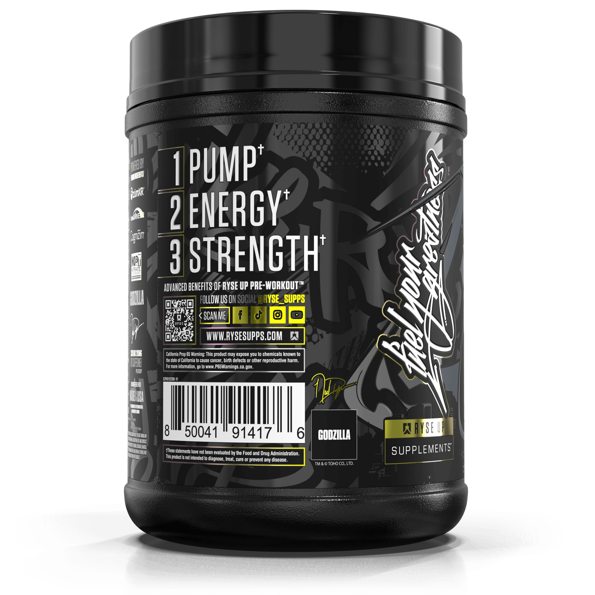 Godzilla Pre-Workout | RYSE Supps Blackberry Lemonade - RYSE Supplements