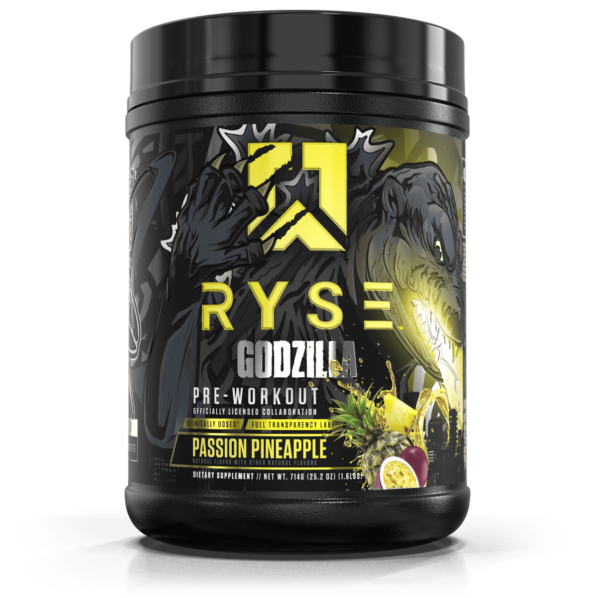 Godzilla Pre-Workout | RYSE Supps Passion Pineapple - RYSE Supplements