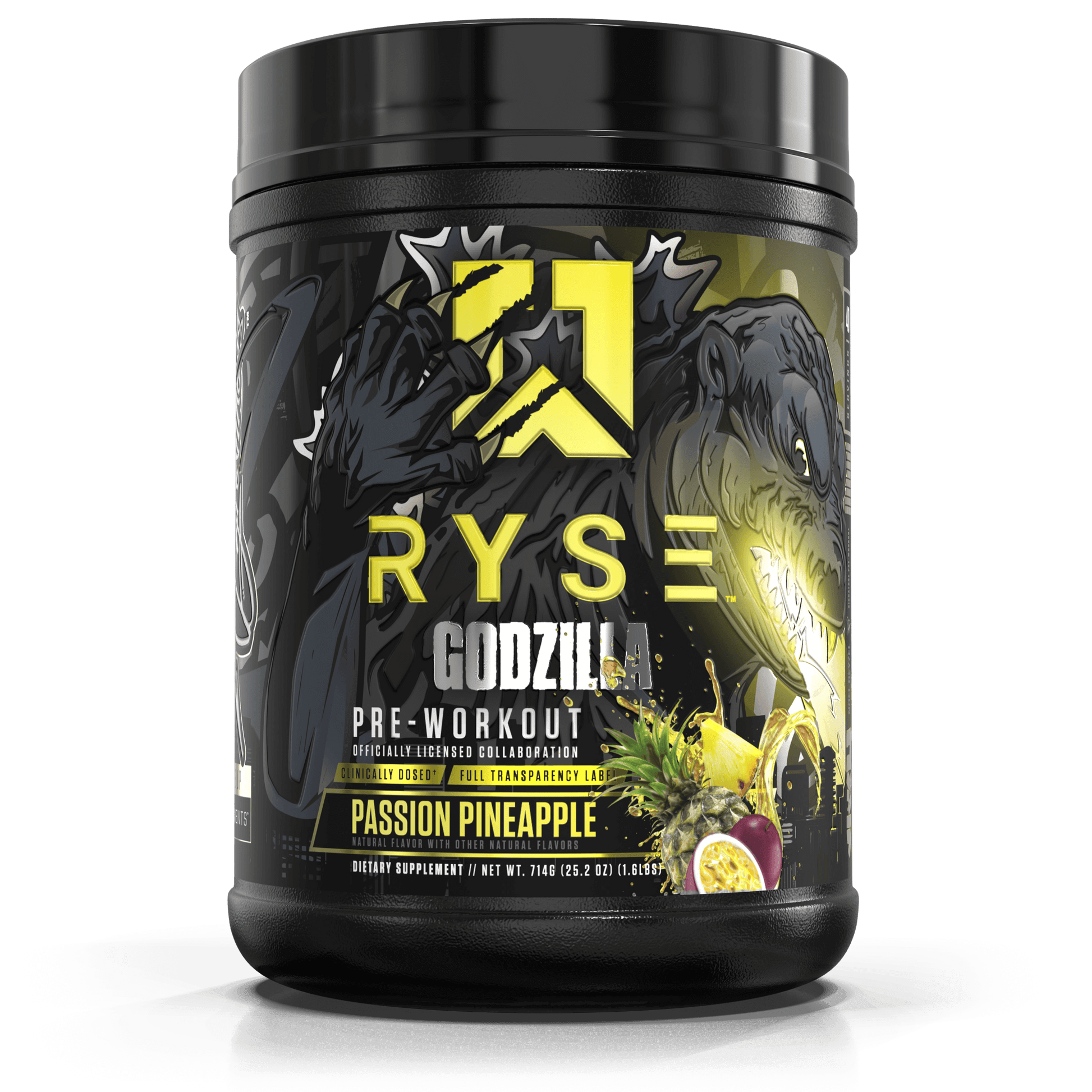 Godzilla Pre-Workout | RYSE Supps Passion Pineapple - RYSE Supplements