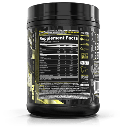 Godzilla Pre-Workout | RYSE Supps Passion Pineapple - RYSE Supplements