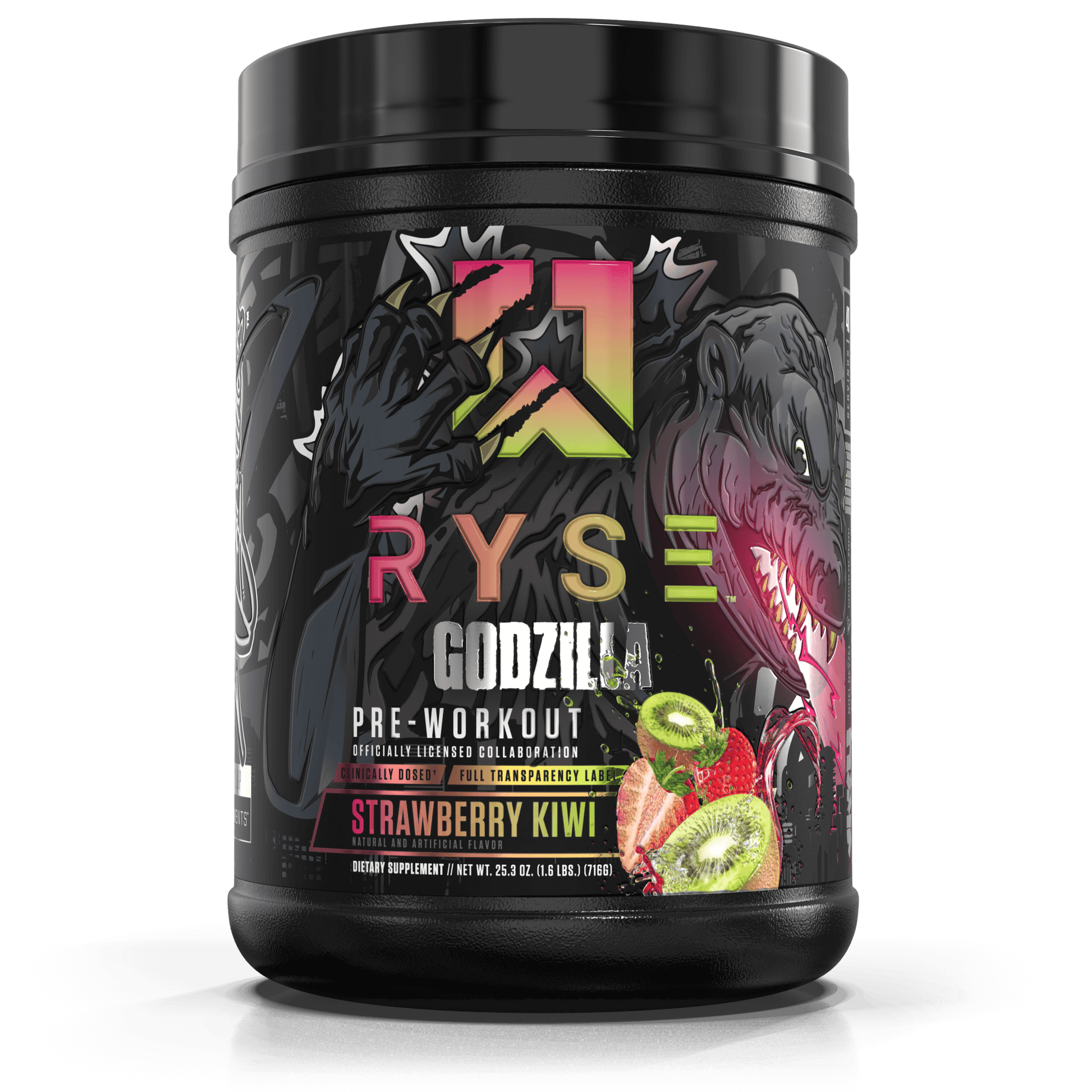 Godzilla Pre-Workout | RYSE Supps Strawberry Kiwi - RYSE Supplements