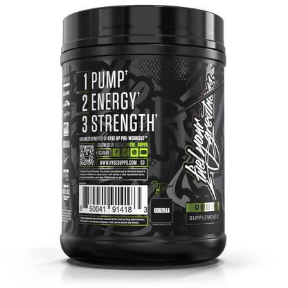 Godzilla Pre-Workout | RYSE Supps Strawberry Kiwi - RYSE Supplements