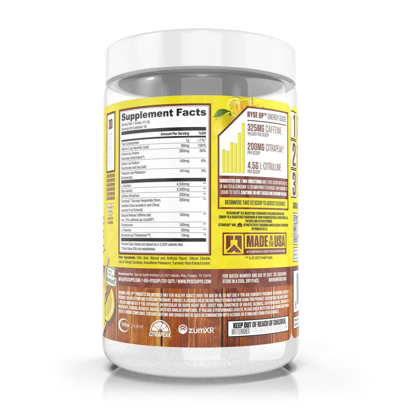 Loaded Pre Country Time™ Lemonade - RYSE Supplements