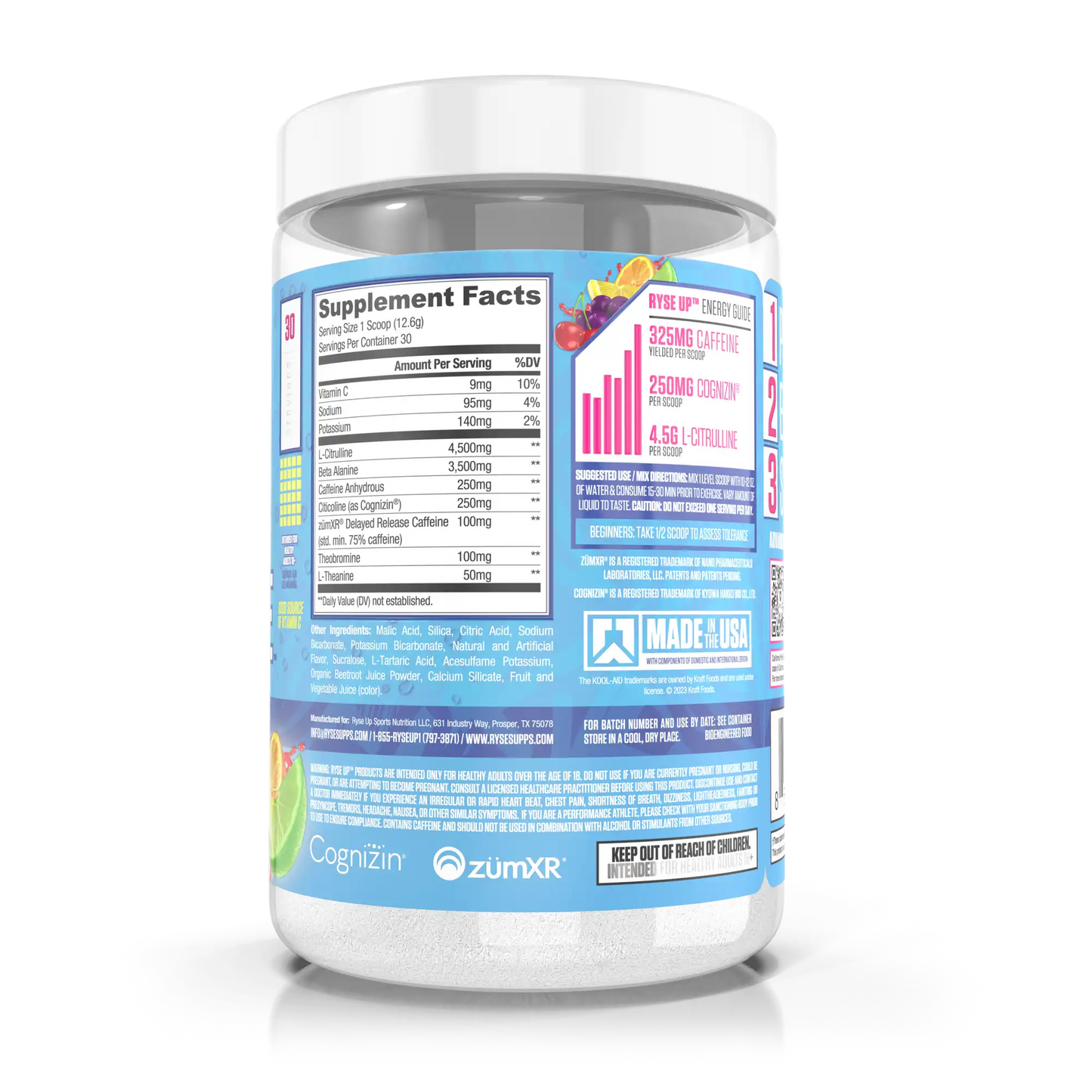 Loaded Pre Kool-Aid™ Tropical Punch - RYSE Supplements