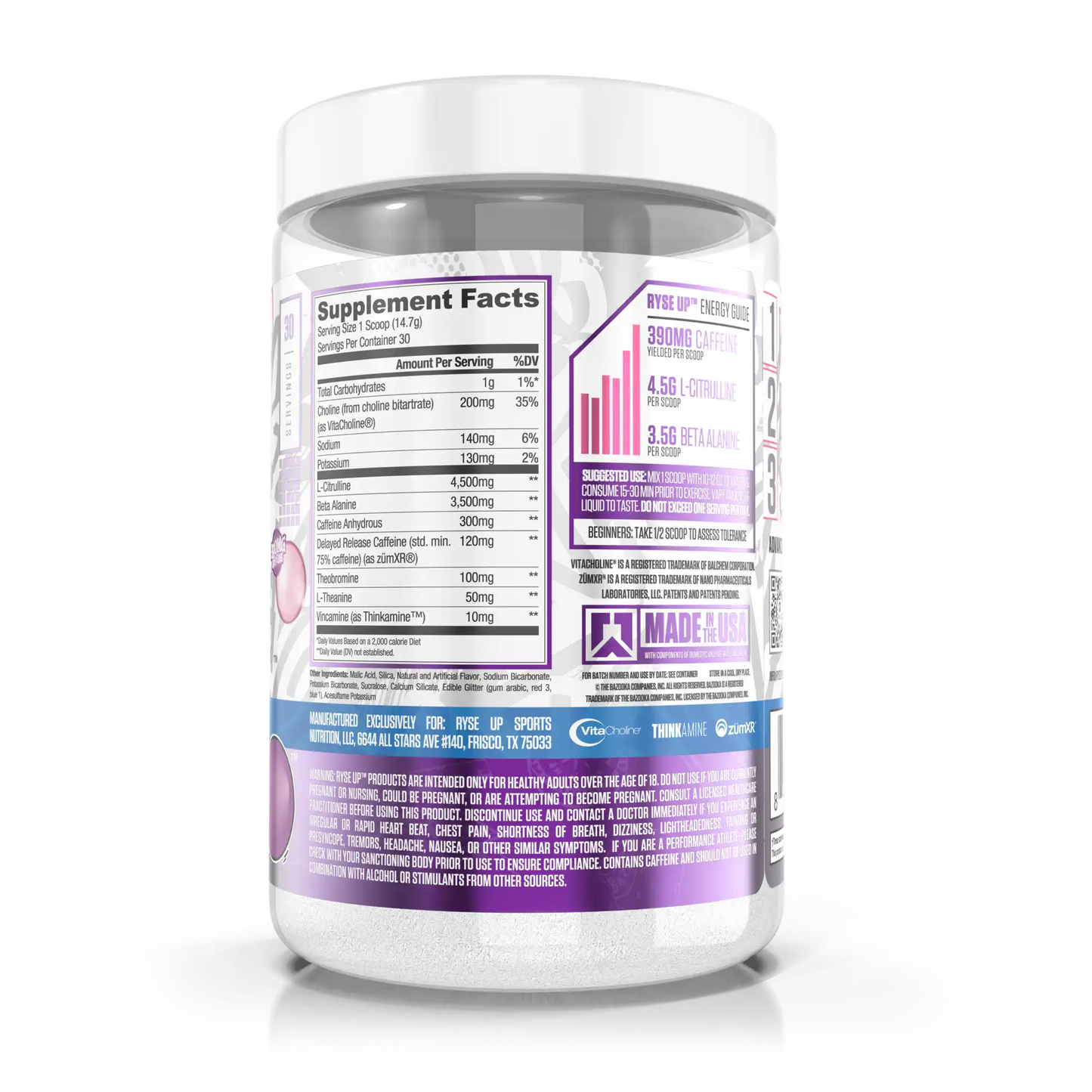 Loaded Pre Bazooka® Classic Grape - RYSE Supplements