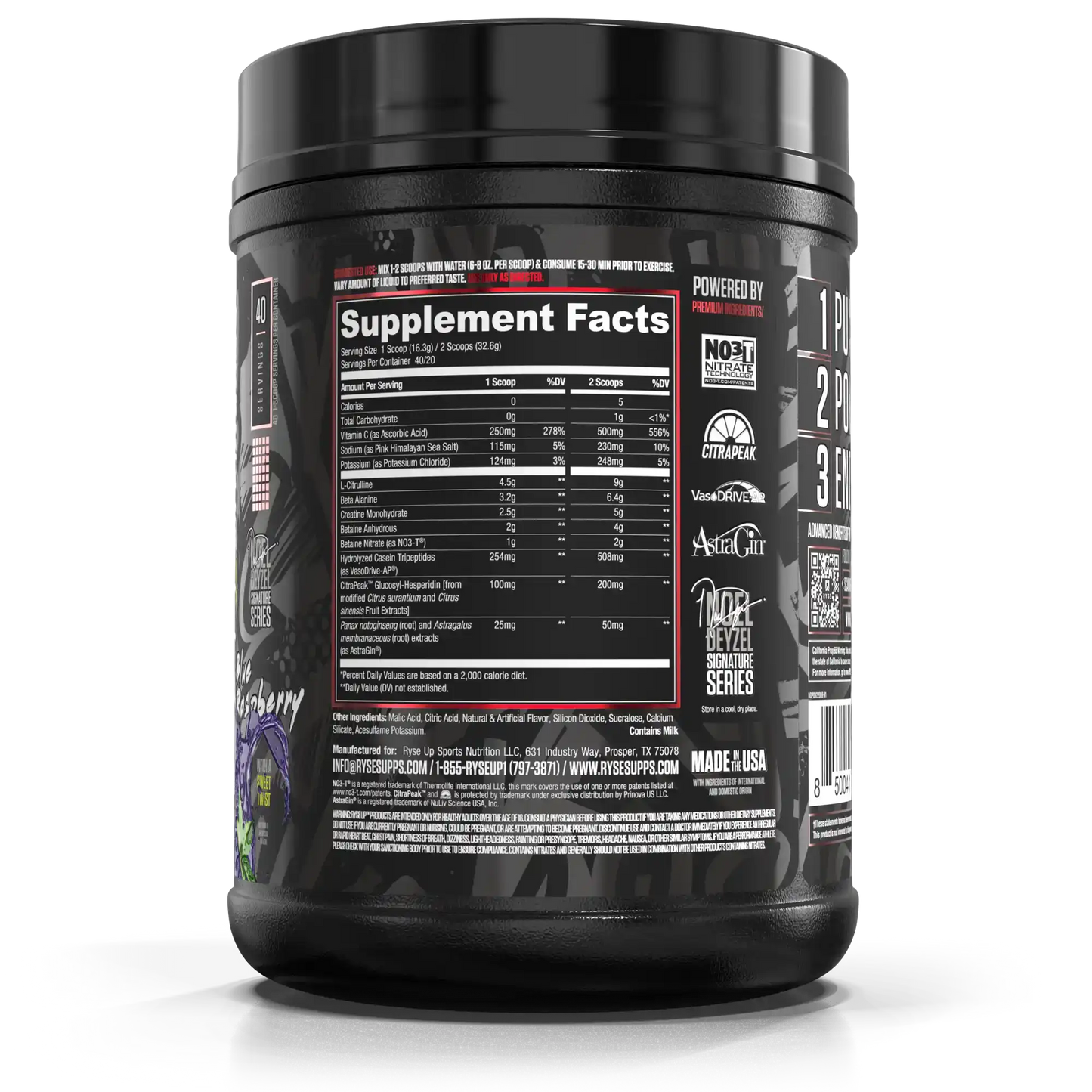 Pump Daddy v2 Blue Raspberry - RYSE Supplements