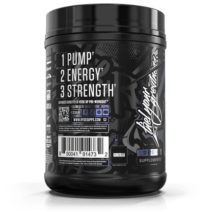 Godzilla Pre-Workout | RYSE Supps Blue Raspberry - RYSE Supplements
