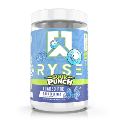 Loaded Pre Sour Punch® Sour Blue Raz - RYSE Supplements