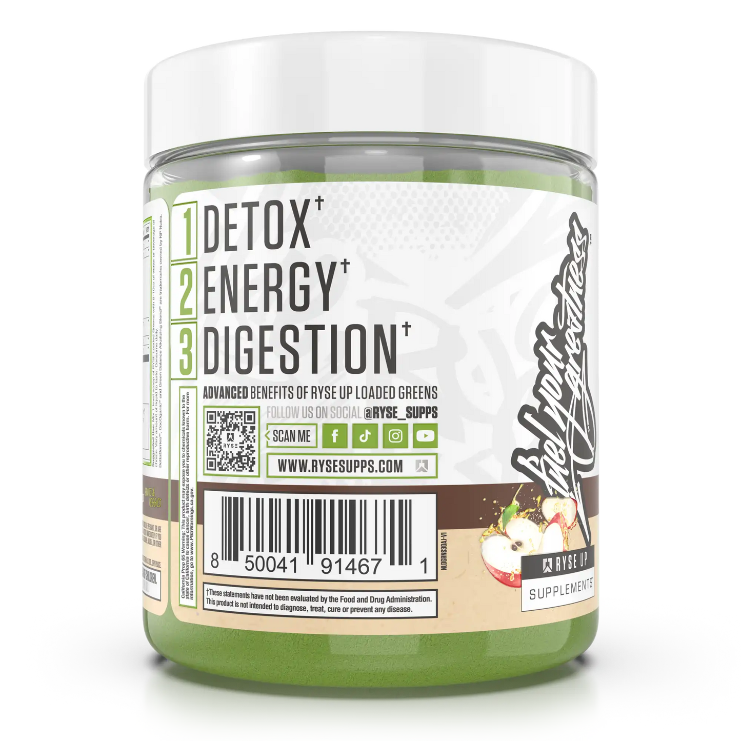 Loaded Greens Apple Juice - RYSE Supplements