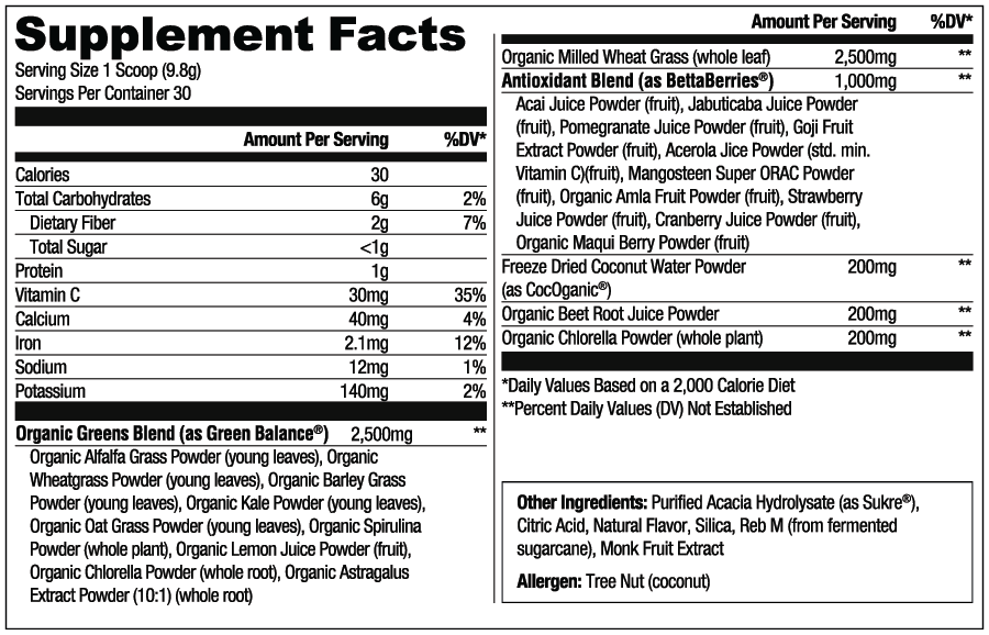 Loaded Greens Apple Juice - RYSE Supplements