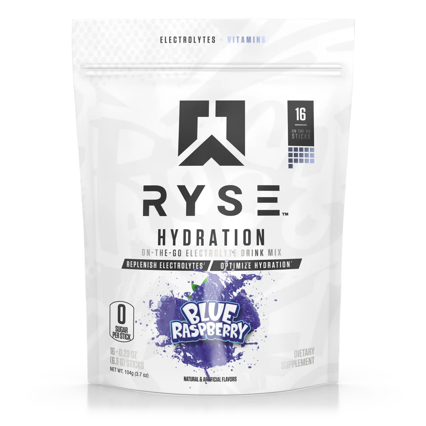 Hydration Sticks Blue Raspberry - RYSE Supplements