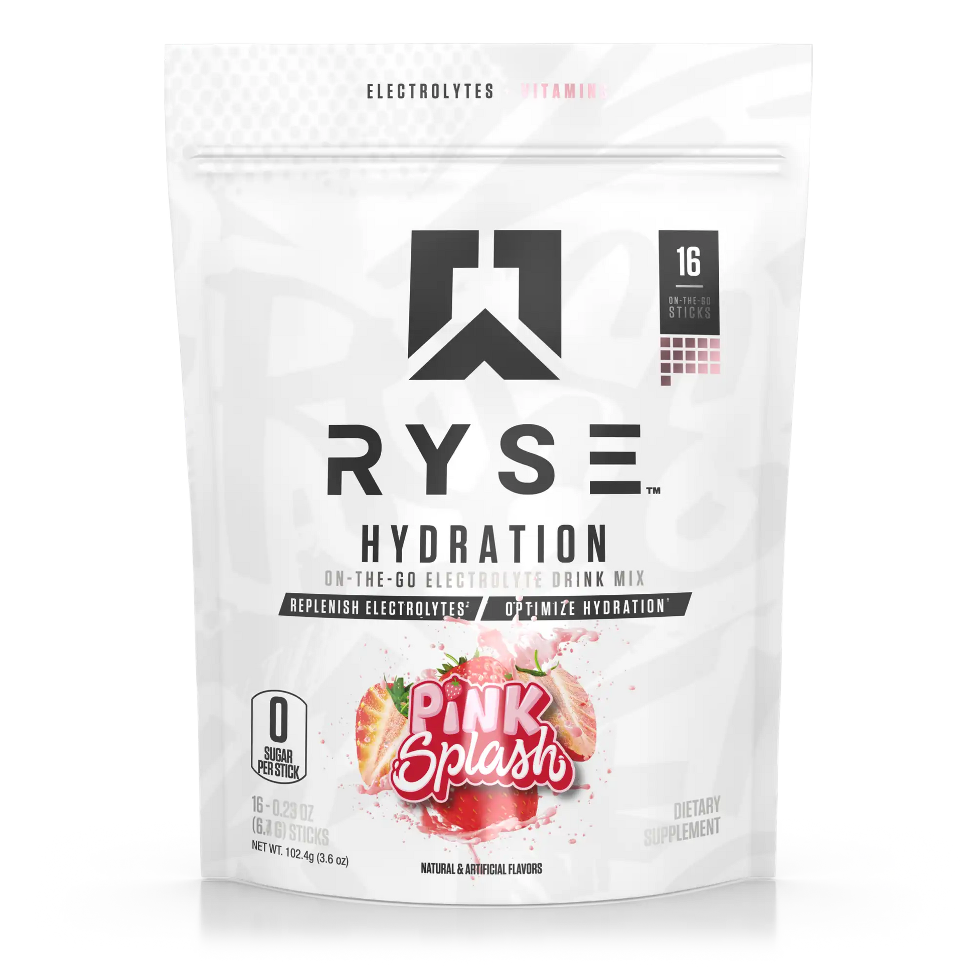 Hydration Sticks Pink Splash - RYSE Supplements