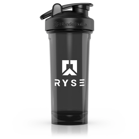 RYSE x Blender Bottle Black Clear / Box Logo (28oz) - RYSE Supplements