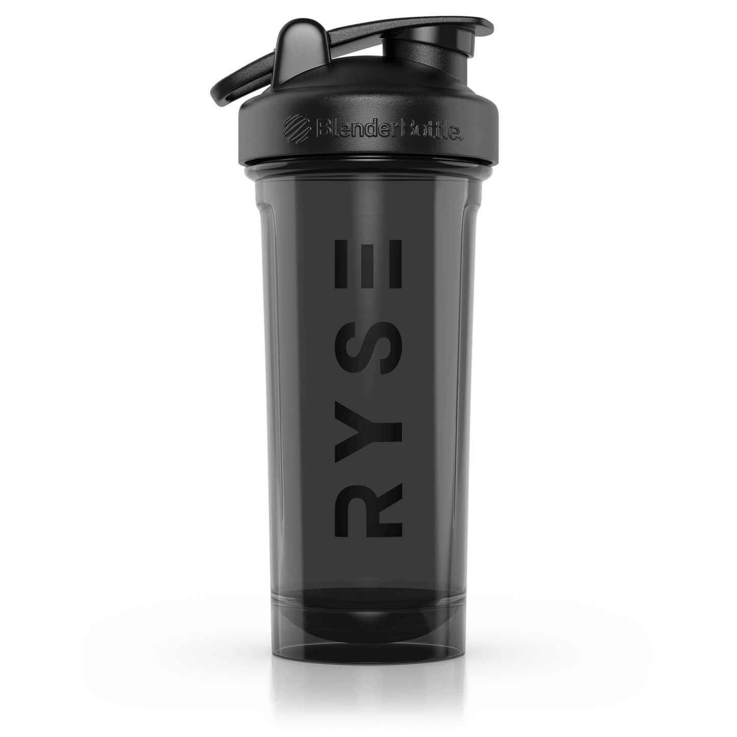 RYSE x Blender Bottle Black Clear / Vertical Logo (28oz) - RYSE Supplements