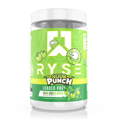 Loaded Pre Sour Punch® Sour Green Apple - RYSE Supplements