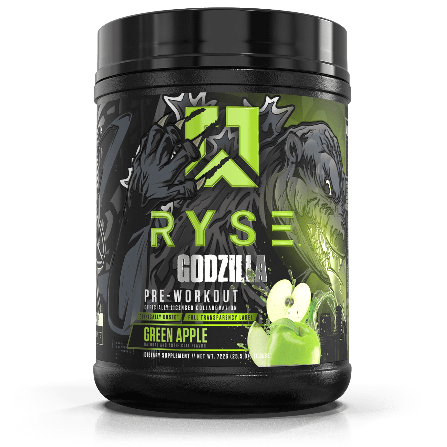 Godzilla Pre-Workout | RYSE Supps Green Apple - RYSE Supplements