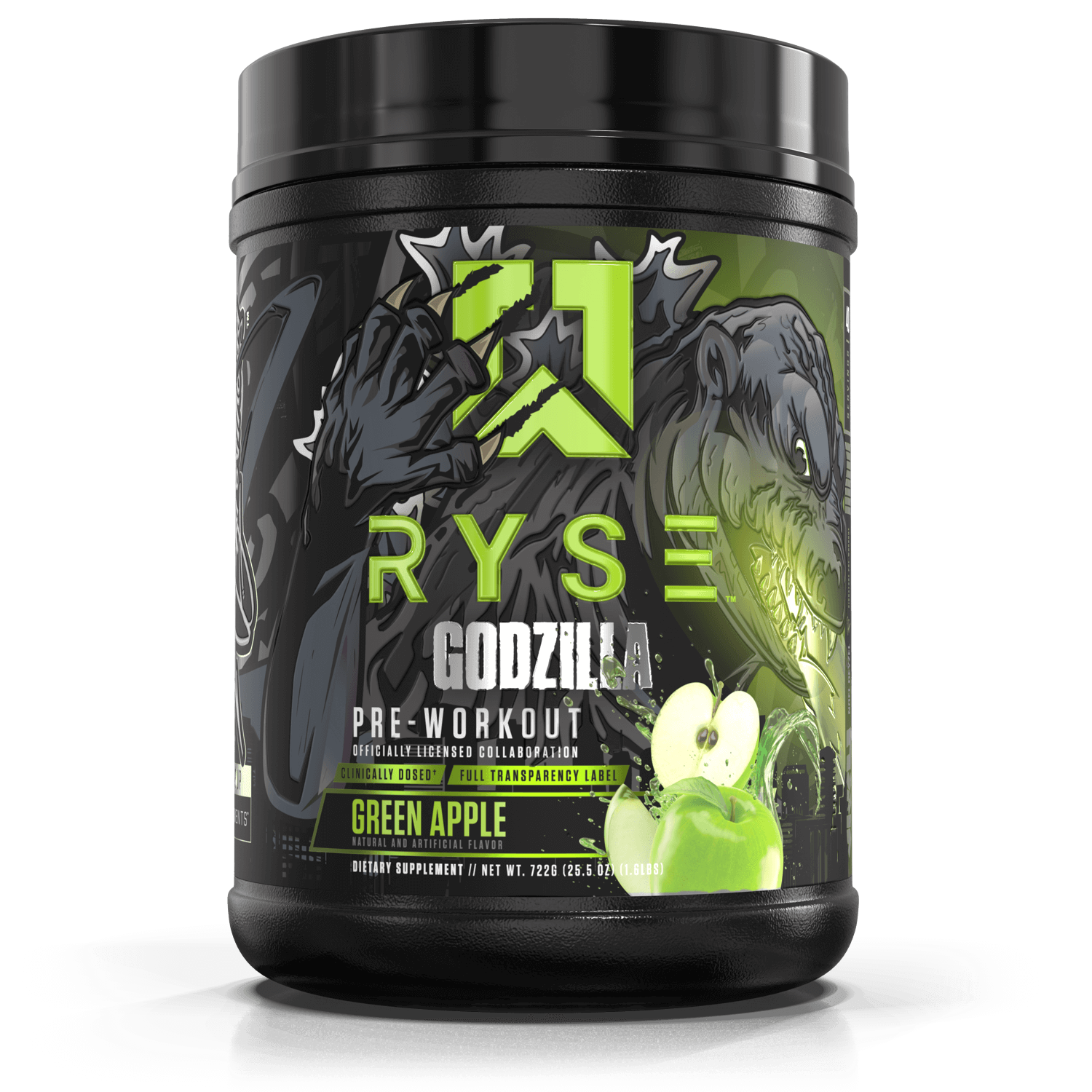 Godzilla Pre-Workout | RYSE Supps Green Apple - RYSE Supplements