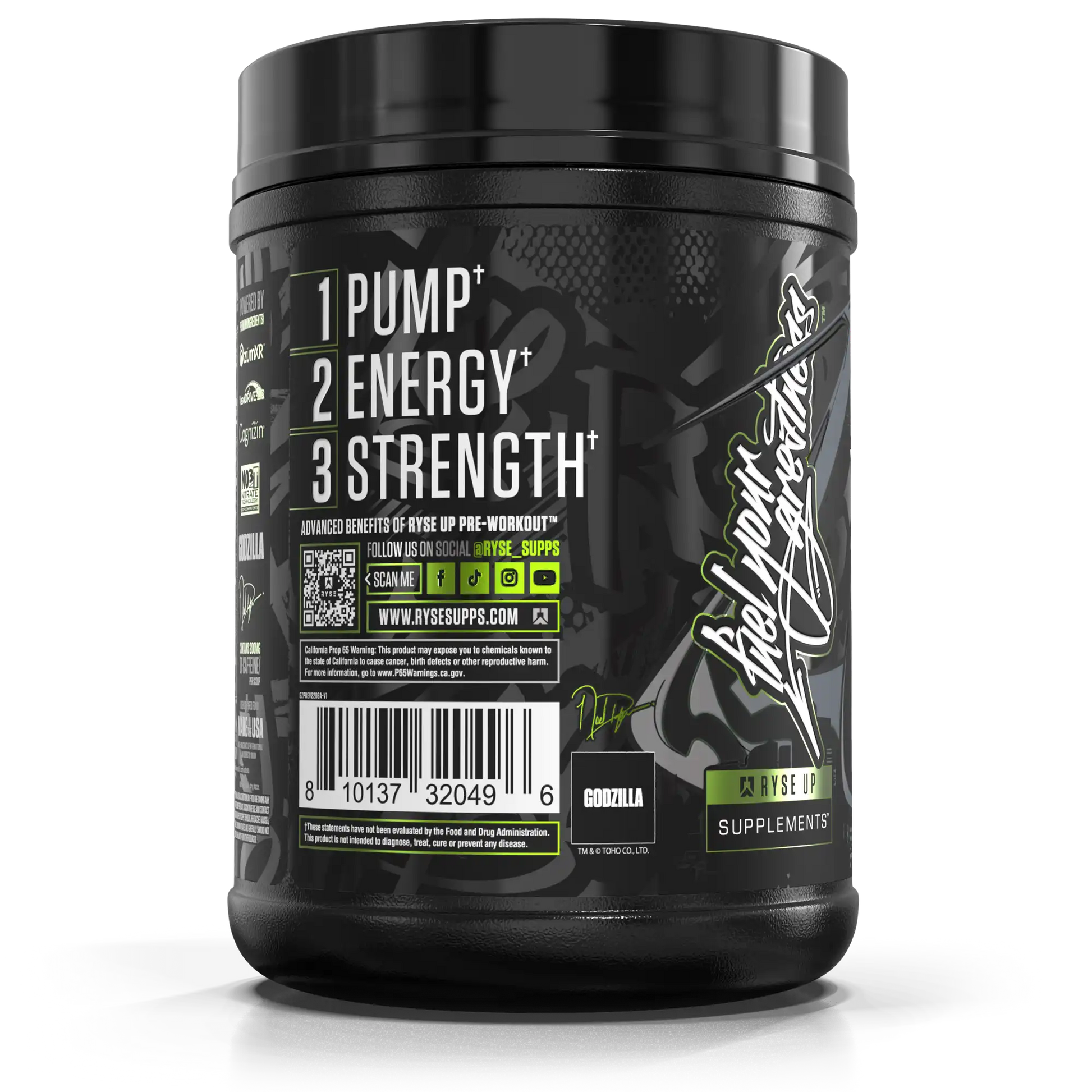 Godzilla Pre-Workout | RYSE Supps Green Apple - RYSE Supplements