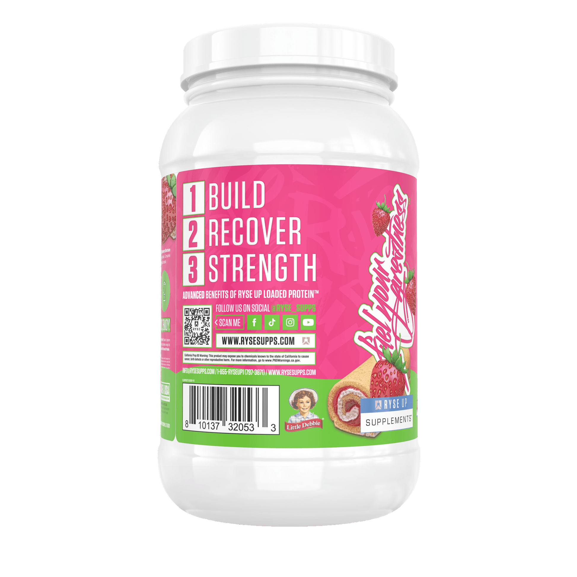 Loaded Protein Little Debbie® Strawberry Shortcake Rolls - RYSE Supplements