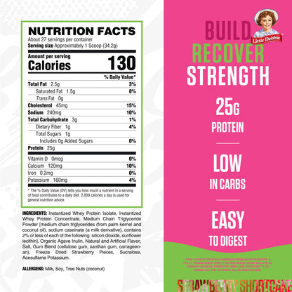 Loaded Protein Little Debbie® Strawberry Shortcake Rolls - RYSE Supplements