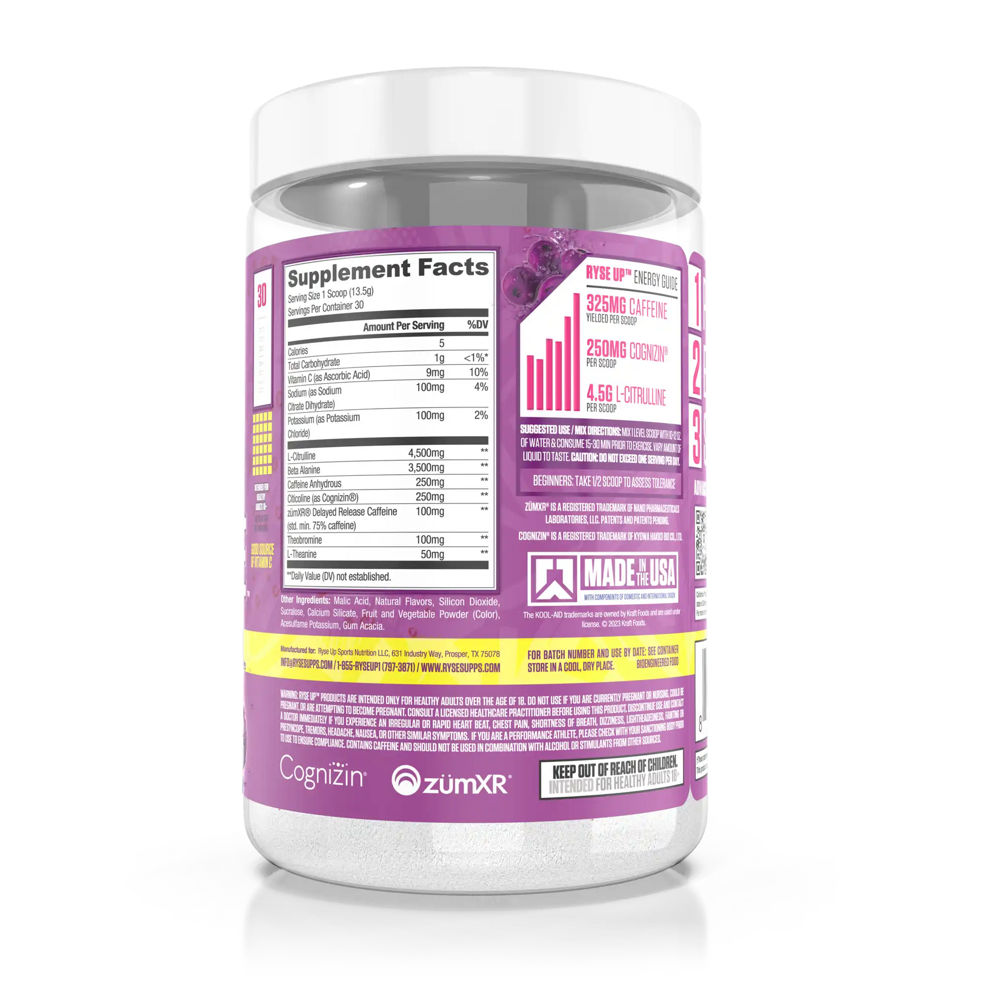 Loaded Pre Kool-Aid™ Grape - RYSE Supplements