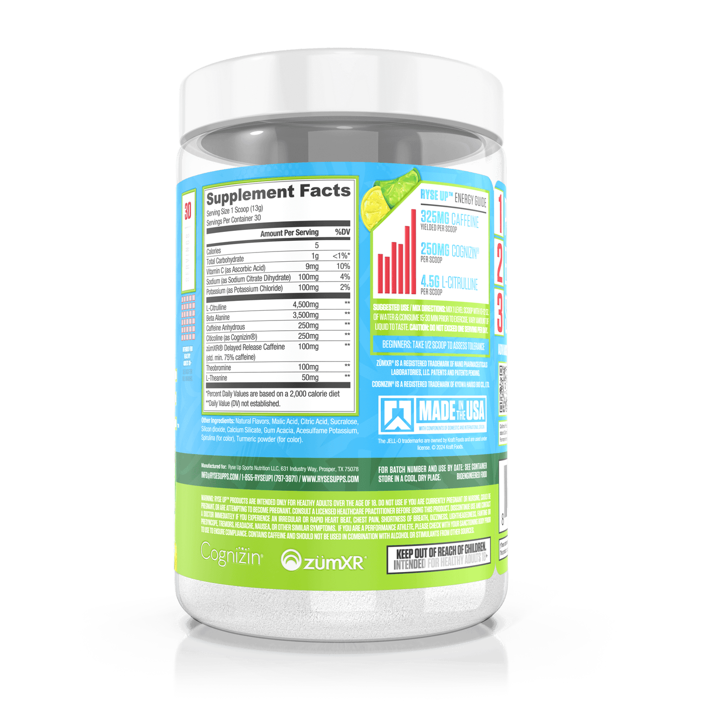 Loaded Pre Jell-O® Lemon Lime - RYSE Supplements