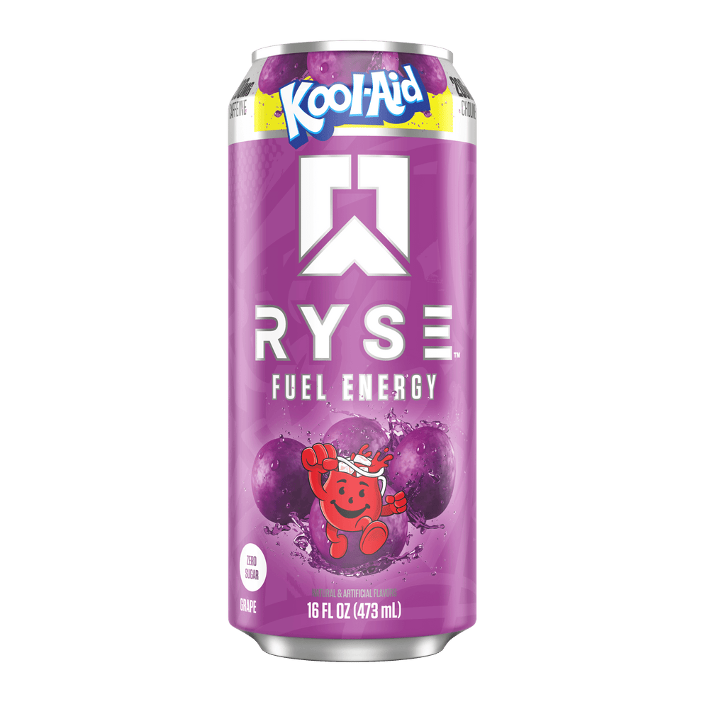 RYSE Fuel Energy Drink 16 fl oz Cans (12-Pack) Grape Energy Drink - RYSE Supplements