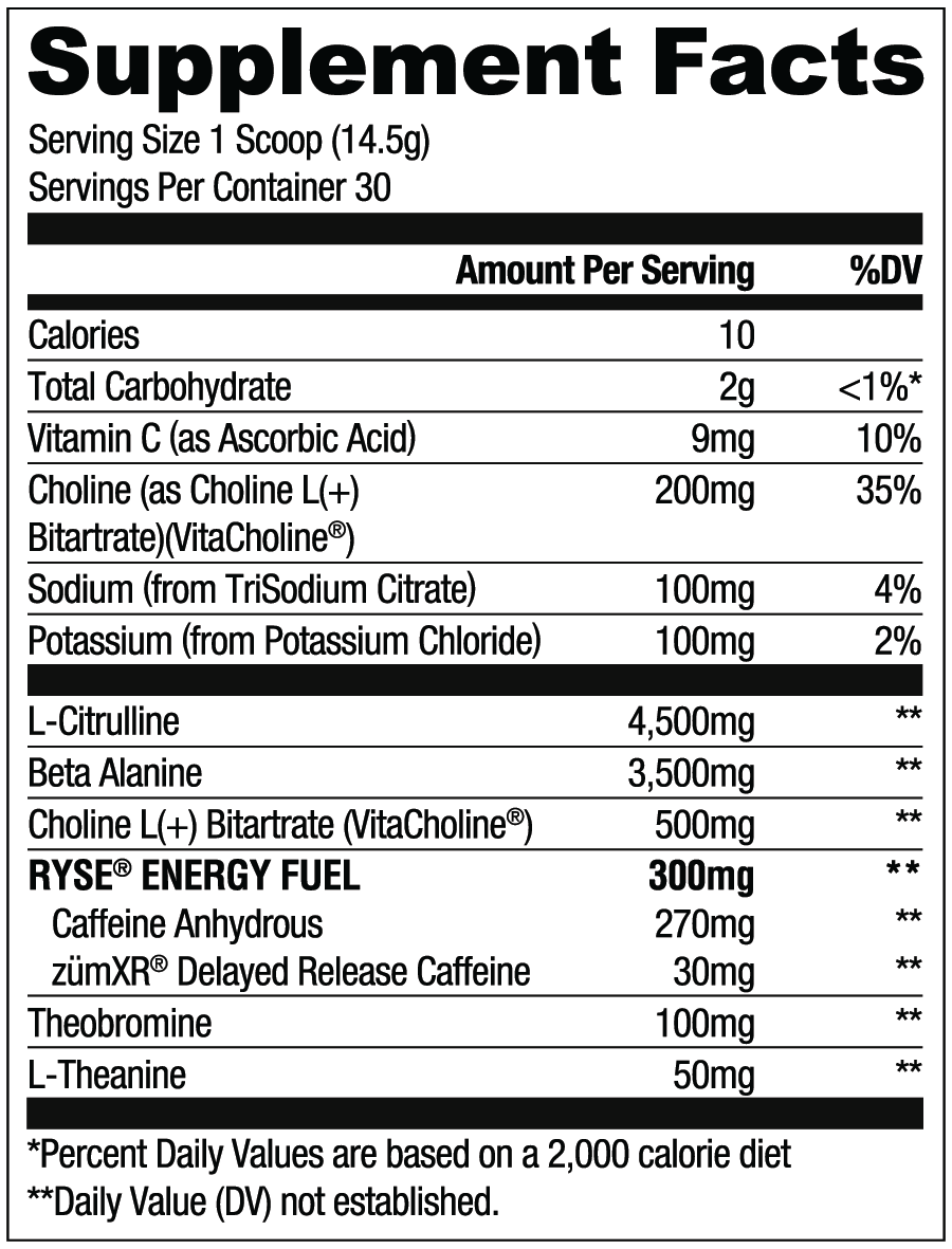 Loaded Pre Sour Punch® Sour Watermelon - RYSE Supplements