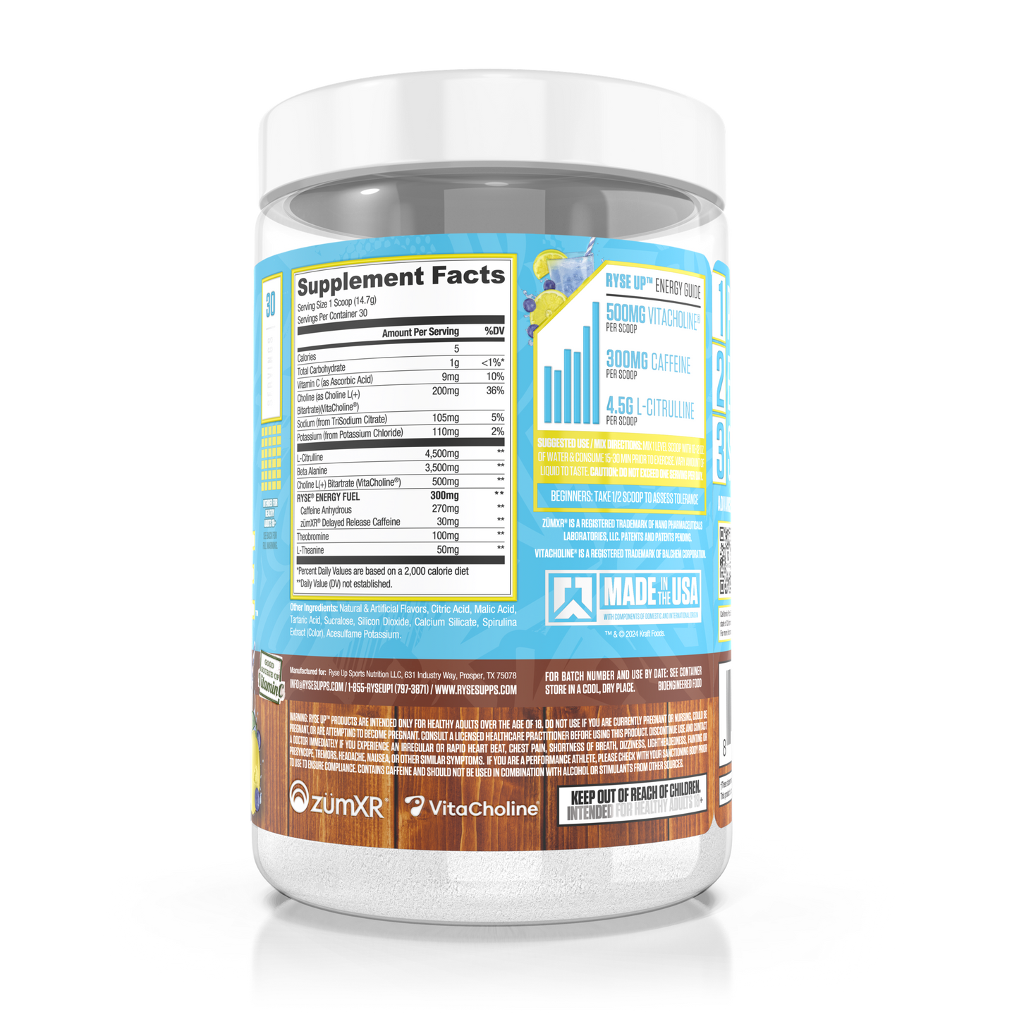 Loaded Pre Country Time™ Blueberry Lemonade - RYSE Supplements