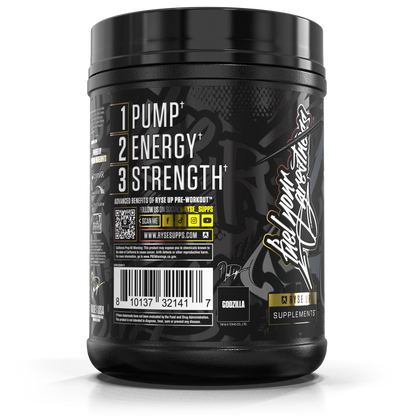 Godzilla Pre-Workout | RYSE Supps Strawberry Mango - RYSE Supplements