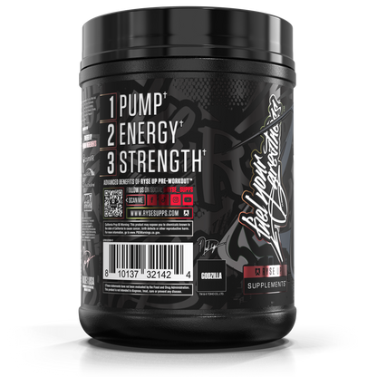 Godzilla Pre-Workout | RYSE Supps Sour Watermelon - RYSE Supplements
