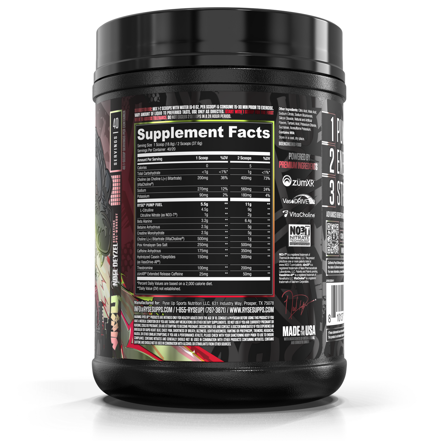 Godzilla Pre-Workout | RYSE Supps Sour Watermelon - RYSE Supplements